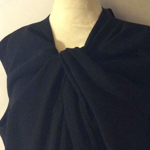 COPY - NWT Carmen Marc Valvo black evening blouse # 14 - Picture 2 of 8